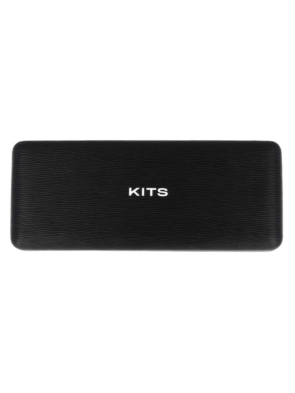 KITS Textured Hard Case - Glasses/ Sunglasses Case and Lens Cloth